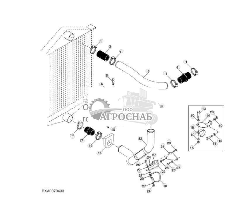 AFTERCOOLER PIPES (9620) 